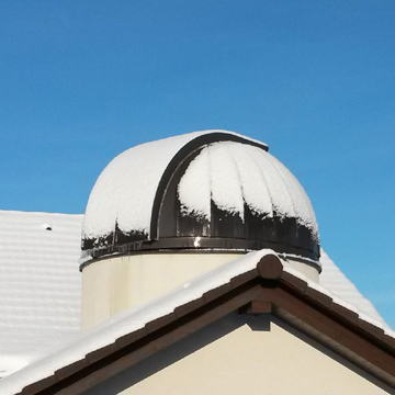 BSObservatory dome under Blue Sky